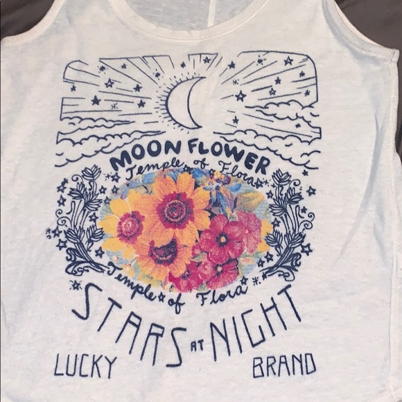 Lucky Brand super cute tank top! Great fabric - Picture 3 of 8